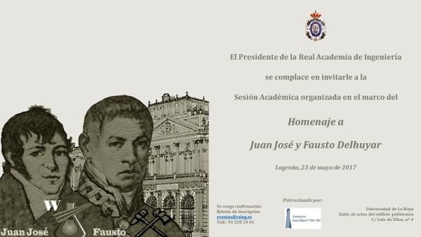 Homenaje a Juan José y Fausto Delhuyar
