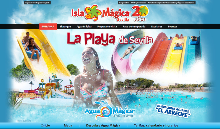 Visita al parque temático Isla Mágica
