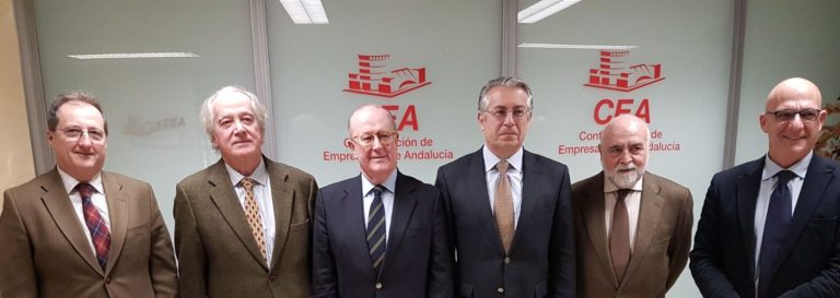 Presentación del Centenario a la Confederación de Empresarios de Andalucía