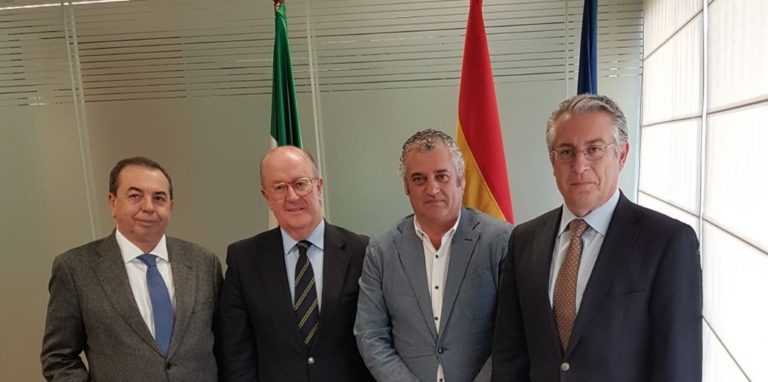 Reunión con el Consejero de Empleo, Empresa y Comercio de la Junta de Andalucía