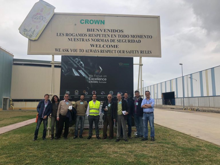 Visita técnica a la fábrica de latas Crown Bevcan