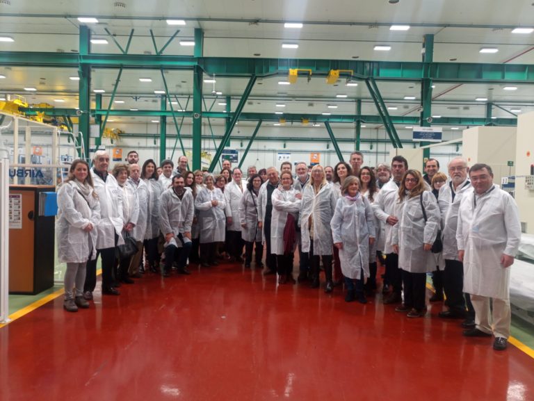 Imágenes de la Visita técnica al complejo industrial de Airbus en el Puerto de Santa María