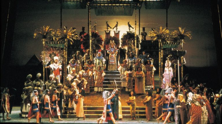 Ópera: Aïda, de Verdi. Con Pavarotti y Margaret Price