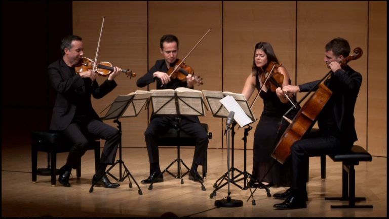 Ludwig van Beethoven String Quartet 59/3, por Quatuor Ebène