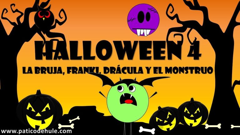 Cuentos de Halloween para niños: La bruja, el silbón, Drácula y el monstruo