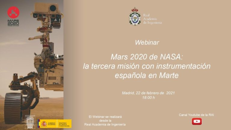 Mars 2020 de NASA: la tercera misión con instrumentación española en Marte