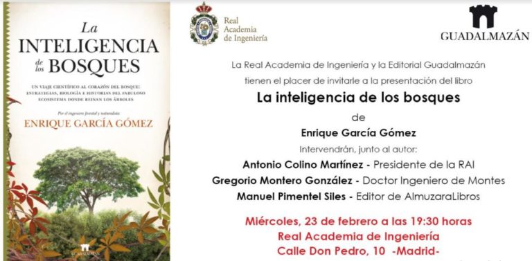 Presentación publicación «La inteligencia de los bosques», de Enrique García Gómez