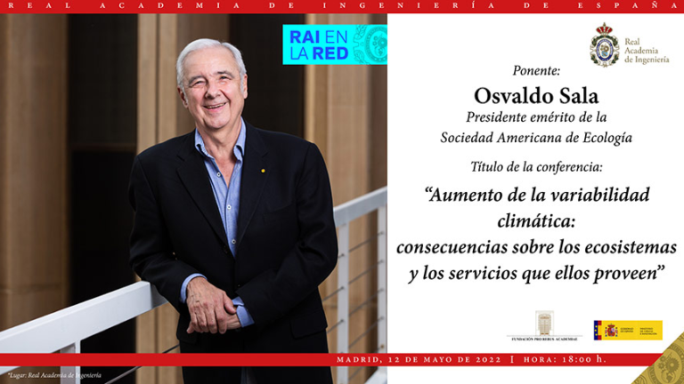 Conferencia “Aumento de la variabilidad climática: consecuencias sobre los ecosistemas y los servicios que ellos proveen”