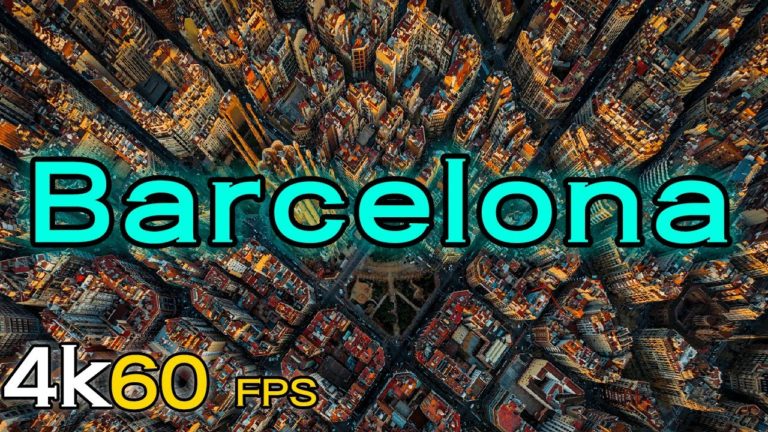 La ciudad simétrica vista con DRONE + música de piano relajante