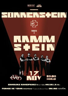 Concierto música metal industrial: Sonnenstein – Tributo de Rammstein