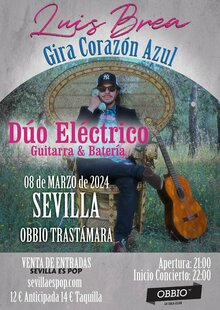 Concierto cantautor: Luis Brea – Gira Corazón Azul