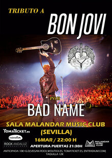 Concierto Bad Name: Tributo a Bon Jovi