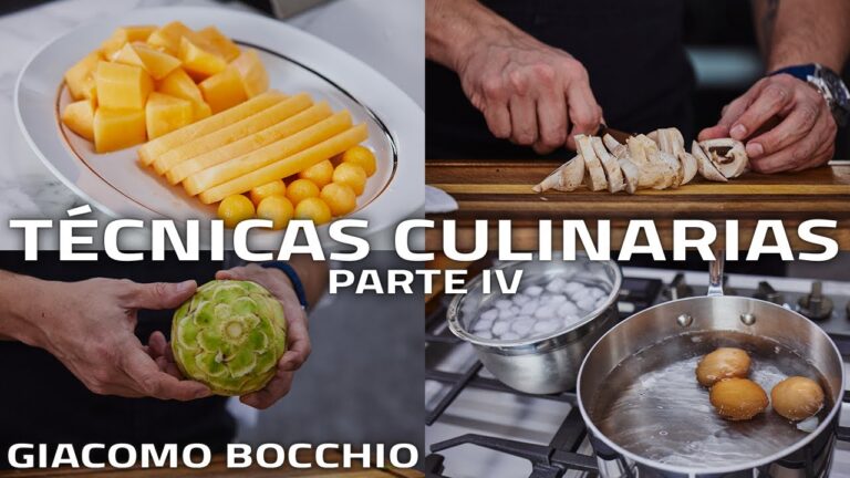7 TÉCNICAS CULINARIAS QUE TODO COCINERO DEBE SABER | GIACOMO BOCCHIO