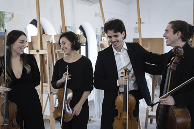 Noche en el Alcázar. Música clásica: «Ecos de una tierra. Un recorrido por la música española para cuarteto de cuerda» con Cuarteto Bruma.
