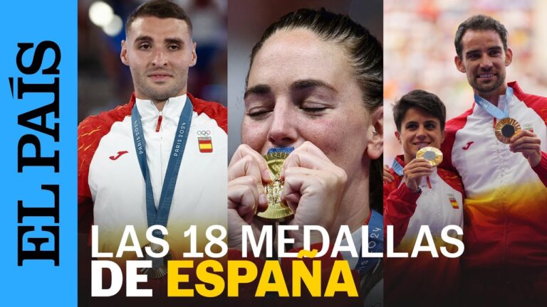 Las 18 medallas que España ha ganado en Paris 2024