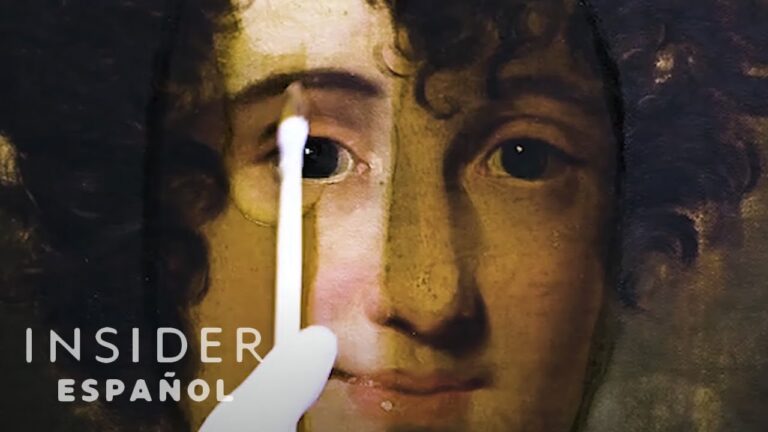 Conservadora de arte explica cómo restaurar un cuadro con 180 años de antigüedad