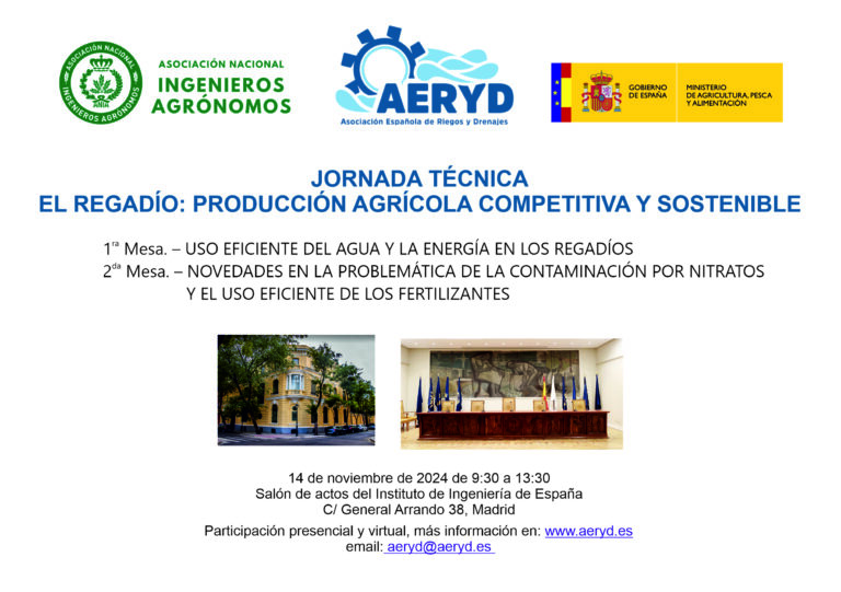 EL REGADÍO: PRODUCCIÓN AGRÍCOLA COMPETITIVA Y SOSTENIBLE