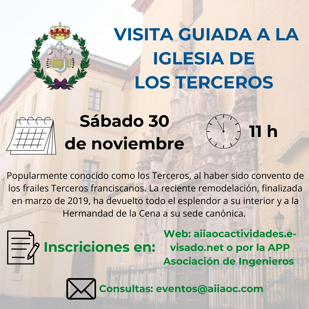 VISITA GUIADA A LA IGLESIA DE LOS TERCEROS