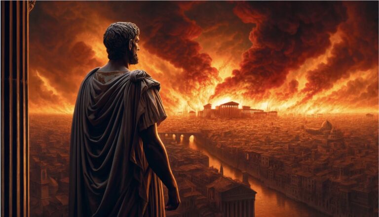 ¿El Emperador NERÓN incendió Roma?