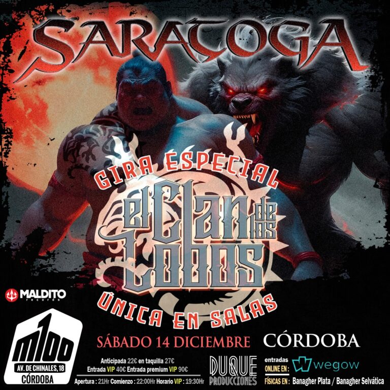 Concierto Heavy Metal: Saratoga