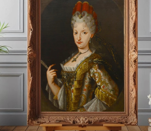 Restauración de un retrato de Isabel de Farnesio, de Miguel Jacinto Meléndez (S. XVII)