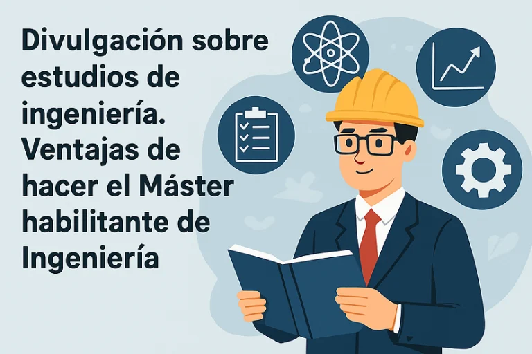 Divulgación sobre estudios de ingeniería. Ventajas de hacer el Master habilitante de Ingeniería – Parte 2
