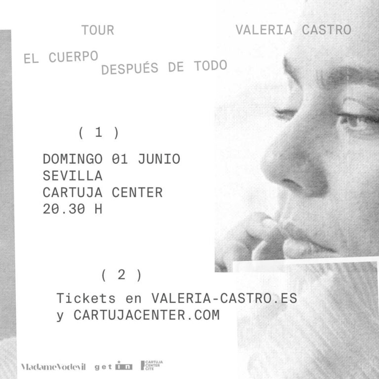 CONCIERTO CANTAUTORA VALERIA CASTRO – EL CUERPO DESPUÉS DE TODO