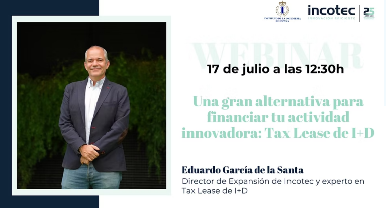 Webinar Online: Una gran alternativa para financiar tu actividad innovadora: Tax Lease de I+D