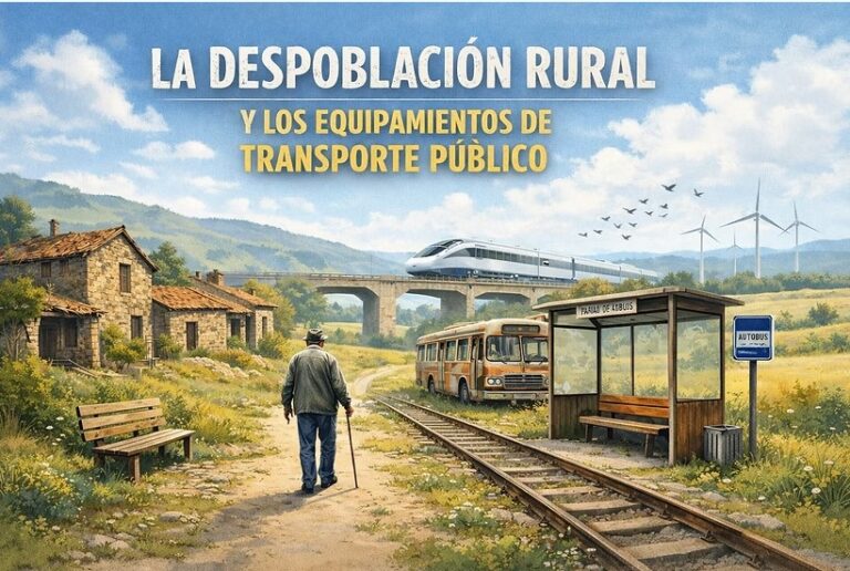 LA DESPOBLACIÓN RURAL Y LOS EQUIPAMIENTOS DE TRANSPORTE PÚBLICO