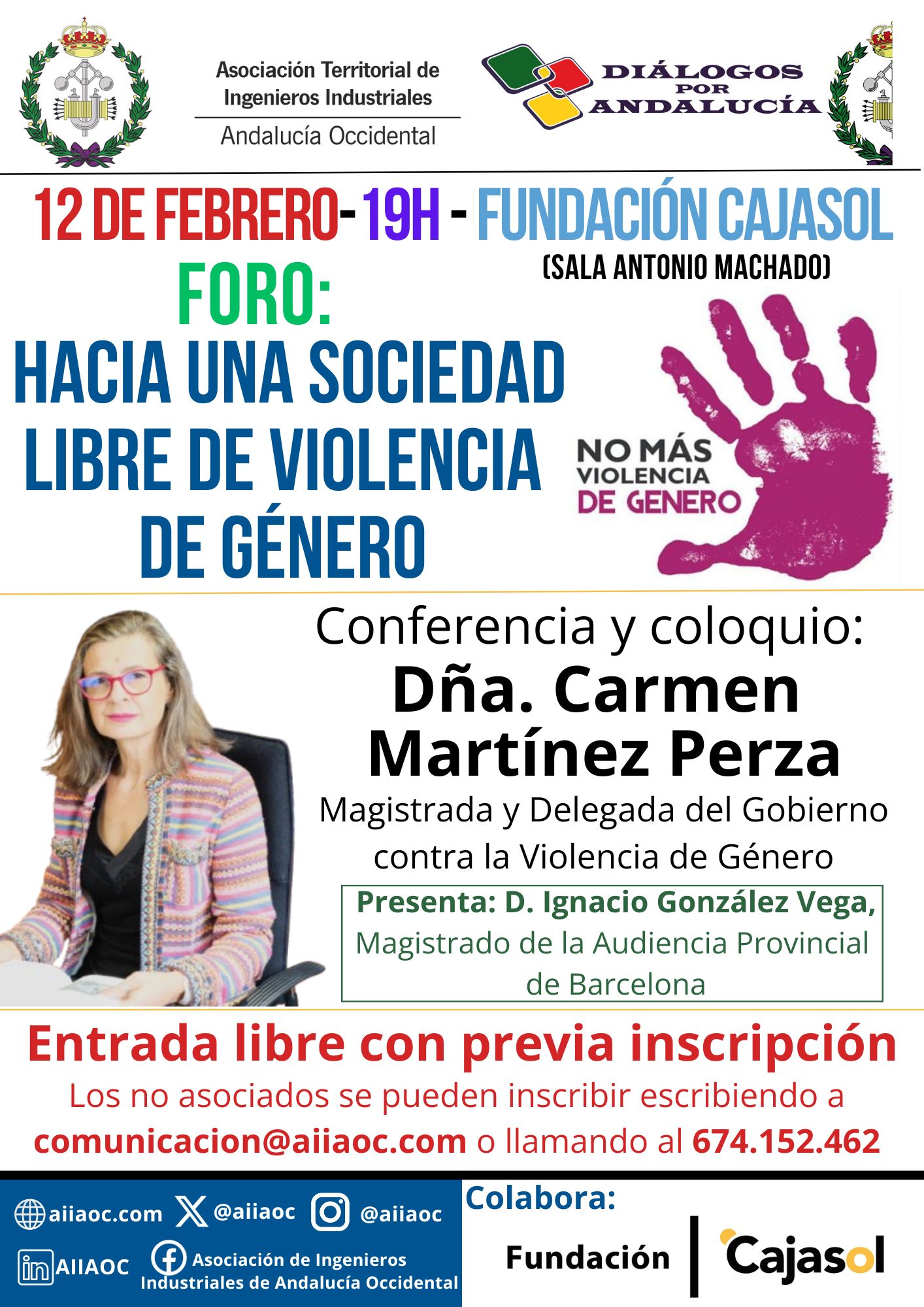 FORO: "HACIA UNA SOCIEDAD LIBRE DE VIOLENCIA DE GÉNERO"