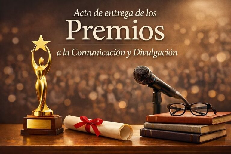 Acto de entrega de los Premios a la Comunicación y Divulgación