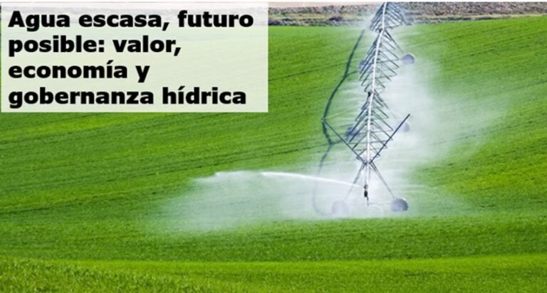 Agua escasa, futuro posible: valor, economía y gobernanza hídrica
