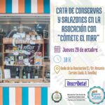 CATA DE CONSERVAS Y SALAZONES EN LA ASOCIACIÓN CON «CÓMETE EL MAR»